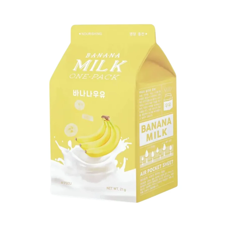 A'pieu Milk One Pack Fátyolmaszk - Banán