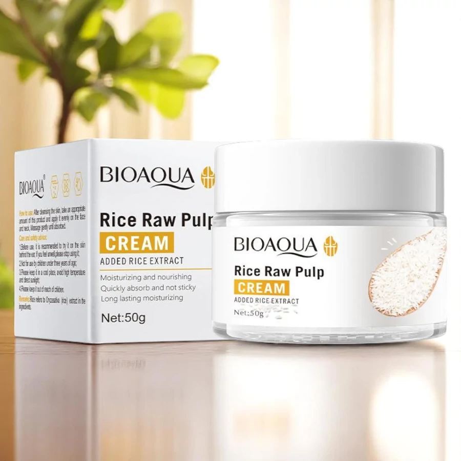 Bioaqua - Rice Raw Pulp Face Cream - Hidratáló krém