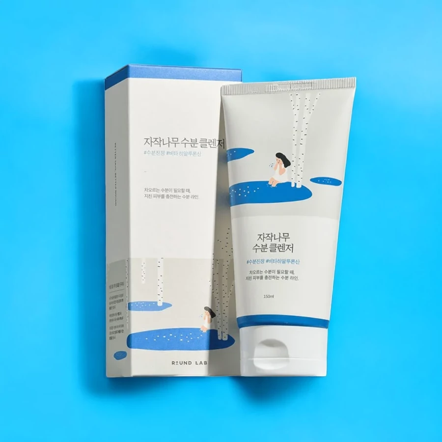 Round Lab - Birch Juice Moisturizing Cleanser - Arctisztító 150 ml