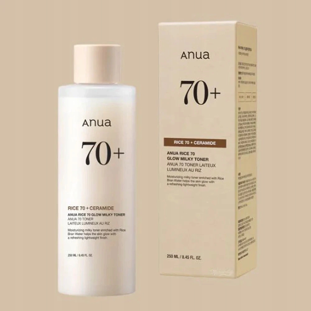 Anua Rice 70 Glow Milky Hidratáló rizs tonik archoz 250 ml