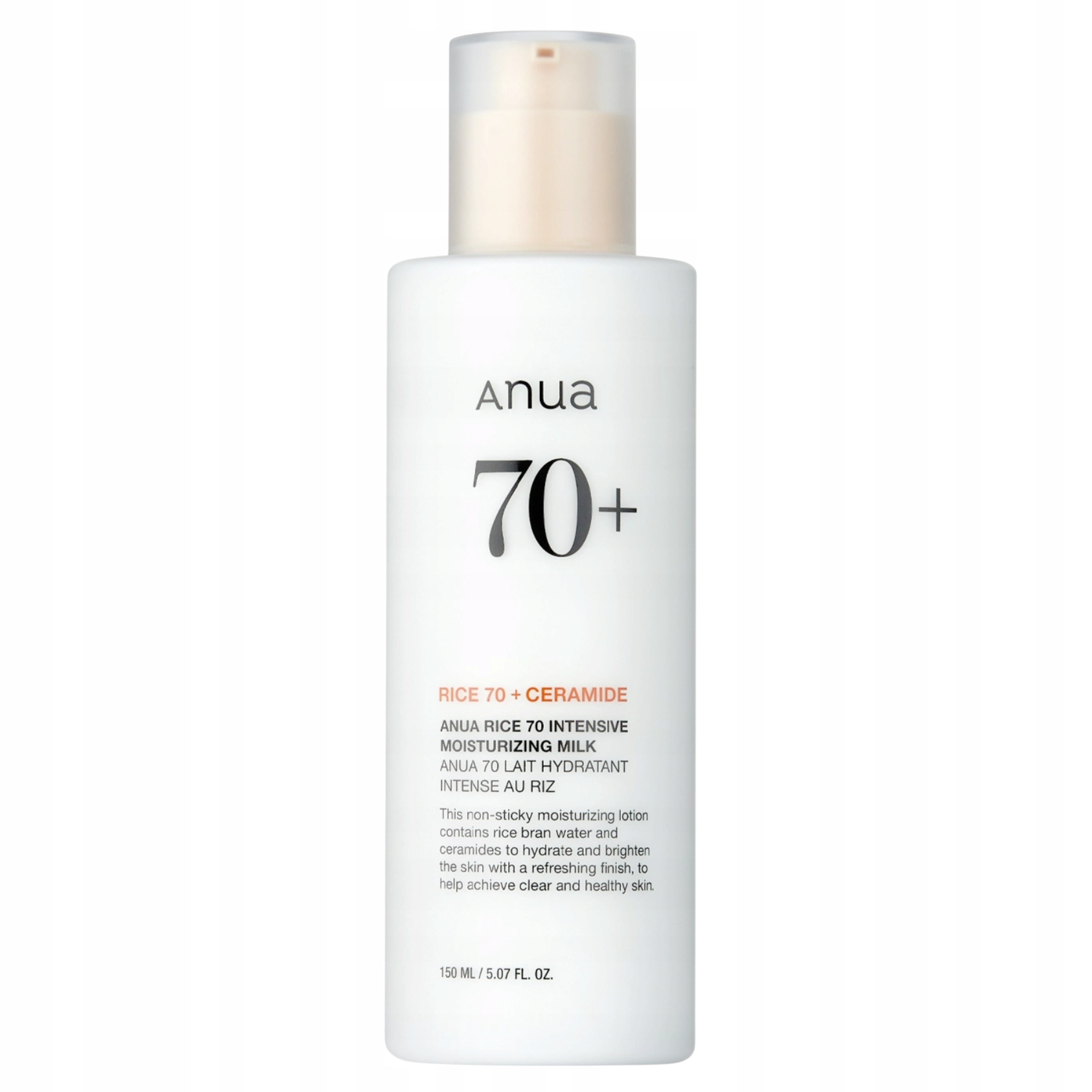 Anua Rice 70 Intensive Moisturizing Milk Hidratáló testápoló tej 150 ml