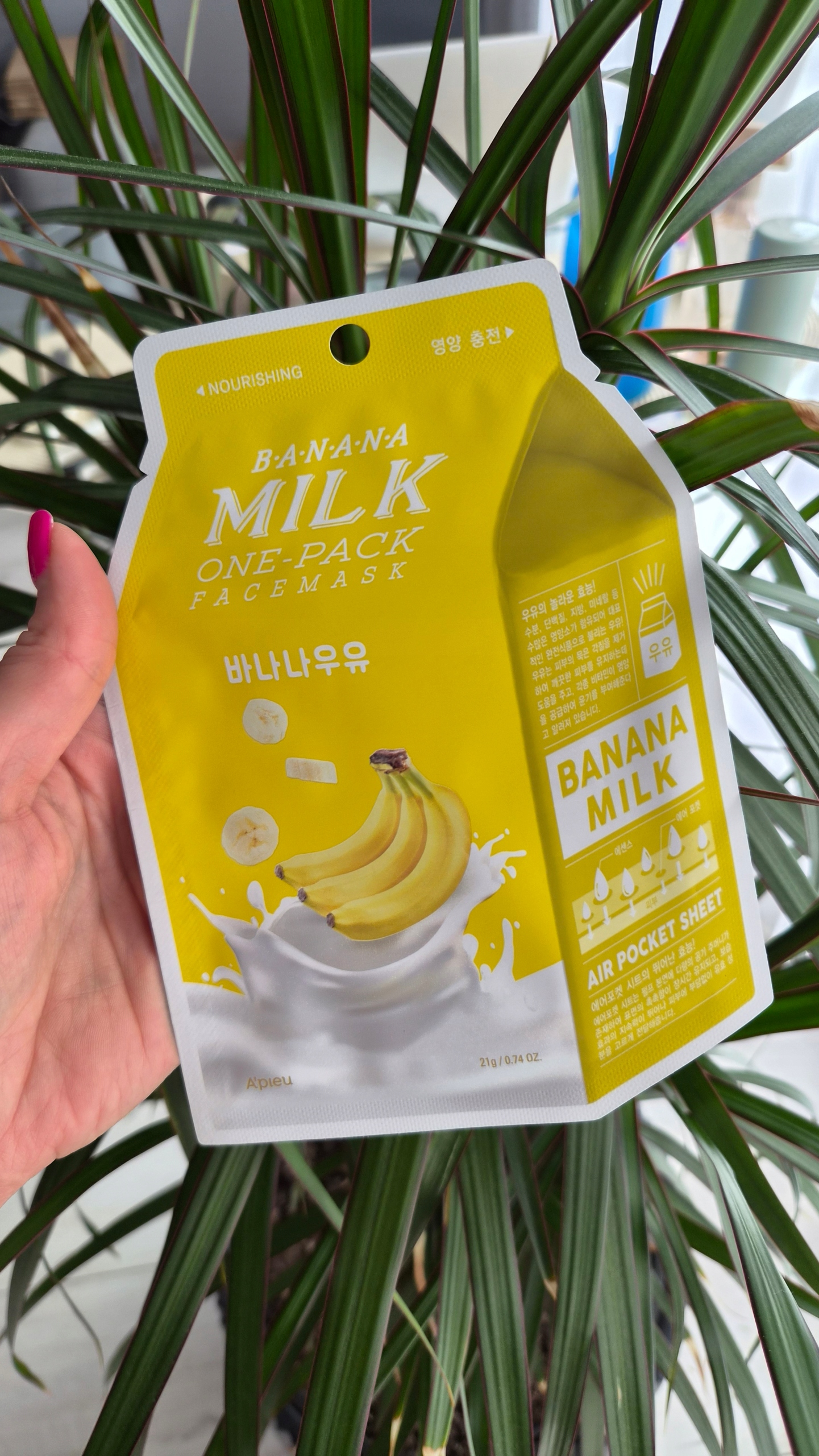 A'pieu Banán Milk One-Pack – Banános-Tejes maszk