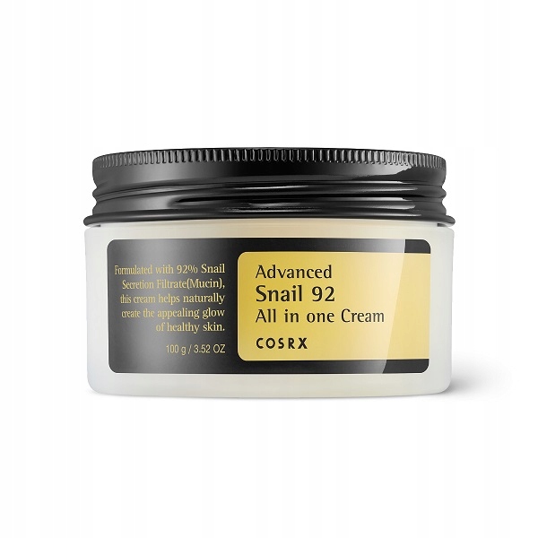 COSRX 92 Snail Cream Koreai Hidratáló Csiga Nyálka Krém 100g