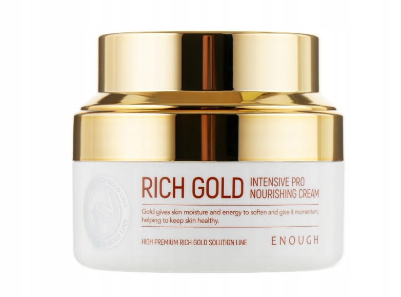 Enough Rich Gold Intensive Pro Nourishing Cream - Intenzíven tápláló aranykrém - 50 ml